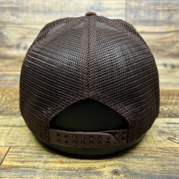 University of Tennessee Mens Trucker Hat Brown Snapback Smokey Football Cap - Picture 3 of 6